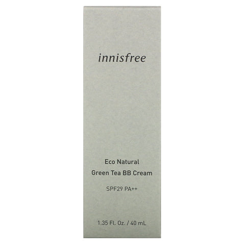 Innisfree, Eco Natural Green Tea BB Cream, SPF 29 PA++, 1,35 fl. oz. (40 ml)