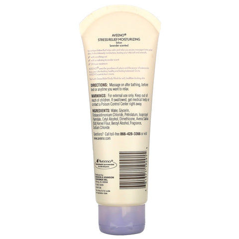 Aveeno, Loción humectante para aliviar el estrés, lavanda, 71 g (2,5 oz)