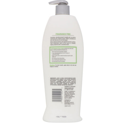 Curel, parfumefri, trøstende lotion til tør, følsom hud, 20 fl oz (591 ml)