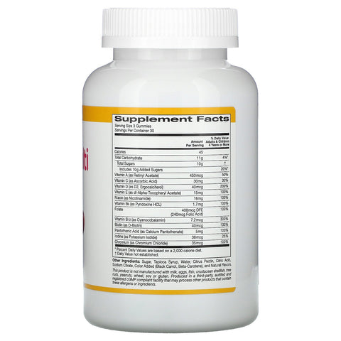 California Gold Nutrition, Women’s Multi Vitamin Gummies, No Gelatin, No Gluten, Mixed Berry and Fruit Flavor, 90 Gummies