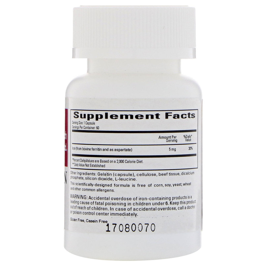 Cardiovascular Research, Ferritin, 5 mg, 60 Capsules