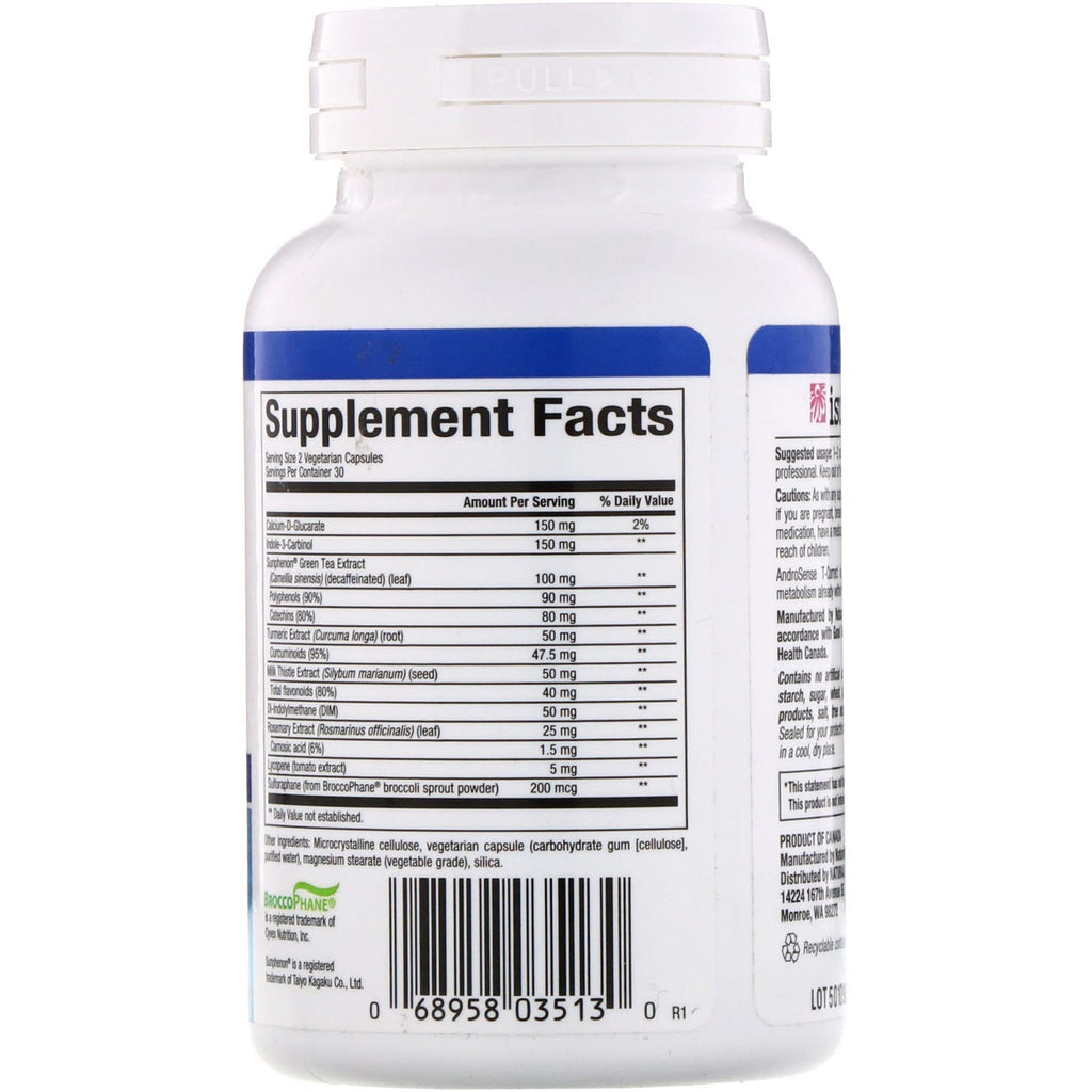 Natural Factors, AndroSense T-Correct, 60 Vegetarian Capsules