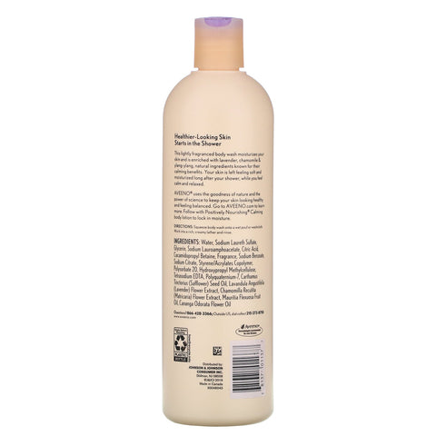 Aveeno, Active Naturals, gel de baño calmante y nutritivo positivamente, 473 ml (16 oz. líq.)