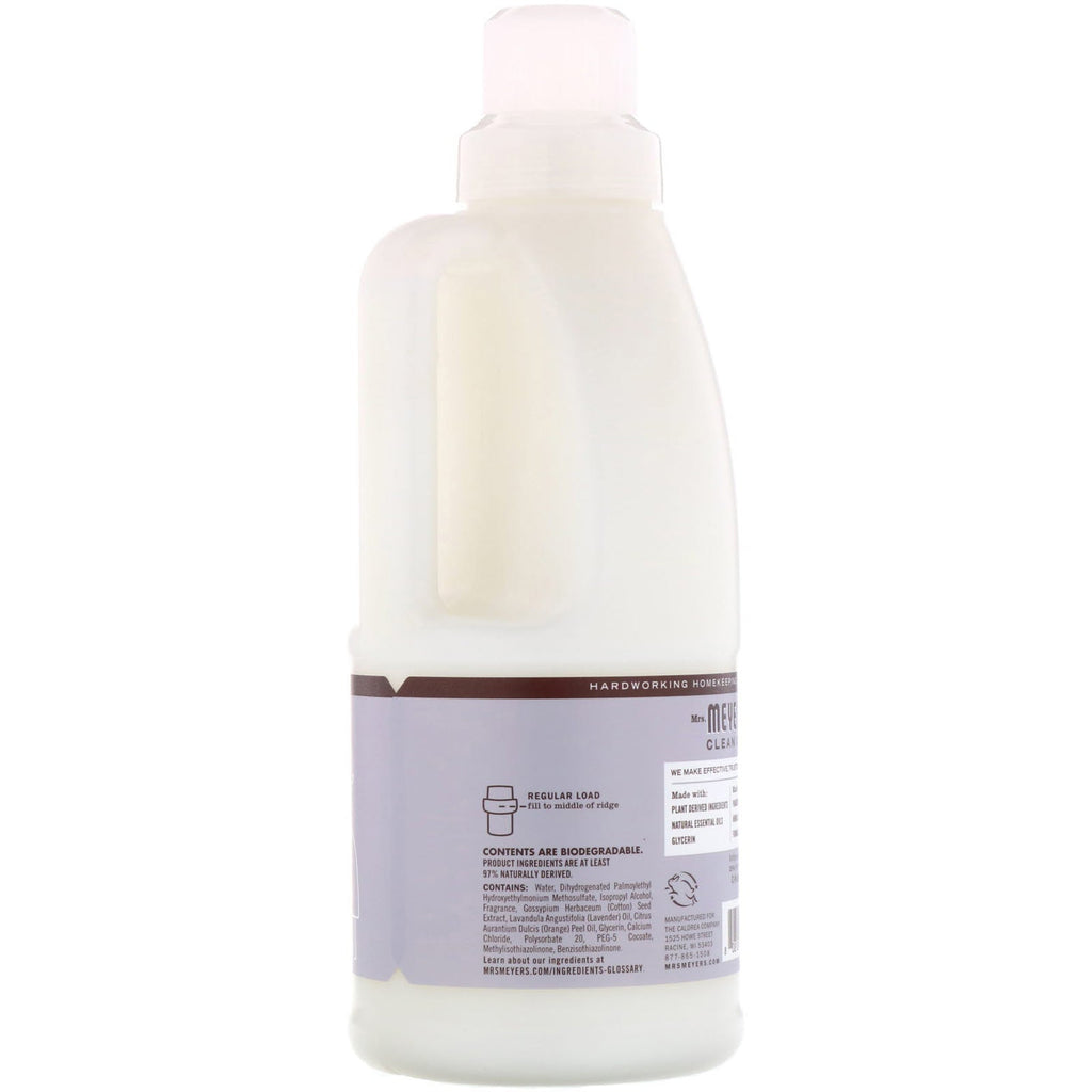 Mrs. Meyers Clean Day, skyllemiddel, lavendelduft, 32 fl oz (946 ml)