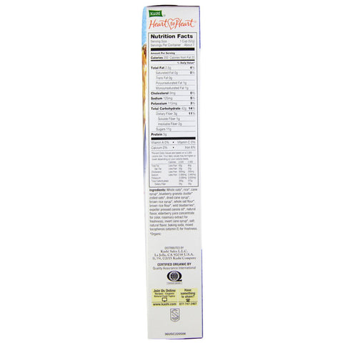 Kashi, Heart to Heart, copos de avena y racimos de arándanos, 13,4 oz (380 g)