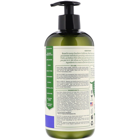 Petal Fresh, gel de baño y ducha puro y calmante, lavanda, 16 fl oz (475 ml)