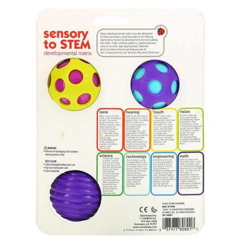 Sassy, ​​My First Bend & Flex Rattle Sæt, 0+ måneder, 2 stk.