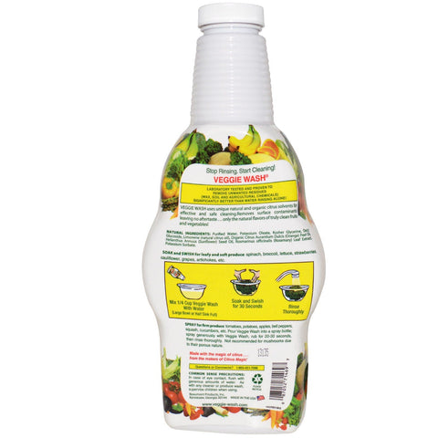 Citrus Magic, Veggie Wash, Frugt og Grøntsager Wash, 32 oz (946 ml)