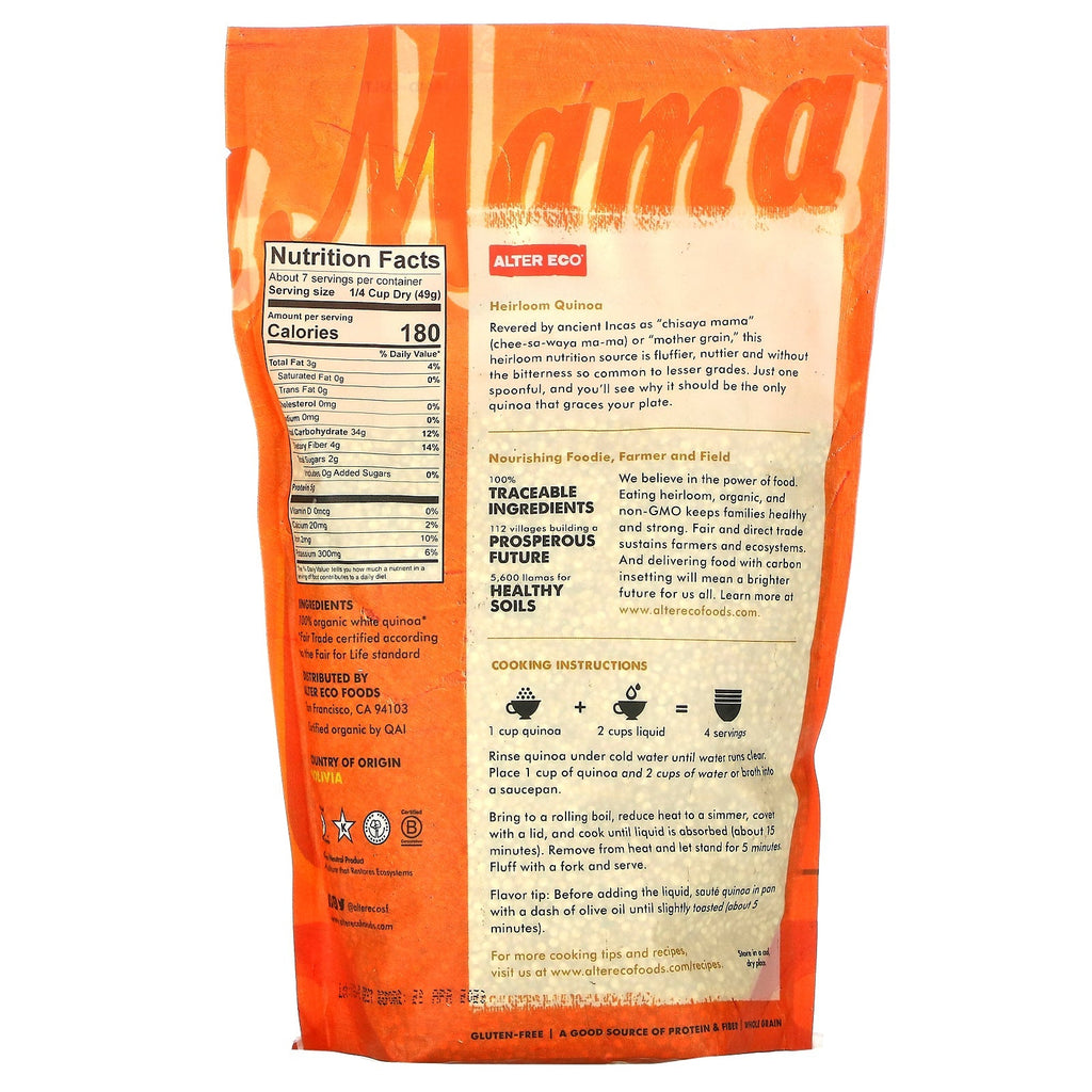 Alter Eco, Pearl Heirloom Quinoa, 12 oz (340 g)