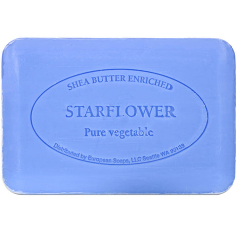 European Soaps, Pre de Provence, barra de jabón, Starflower, 8,8 oz (250 g)