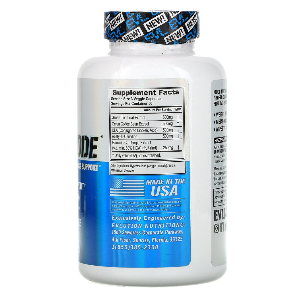 EVLution Nutrition, LeanMode, 150 Veggie Capsules