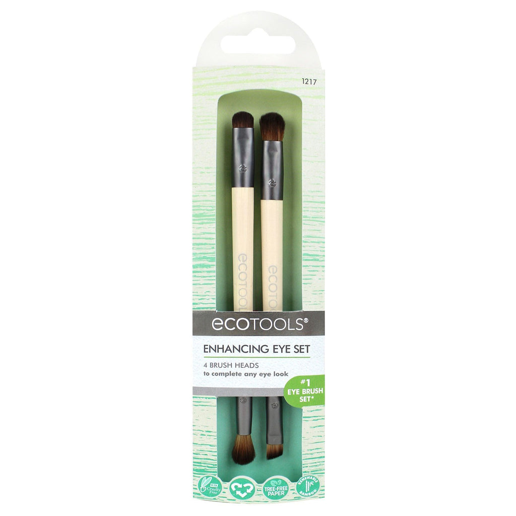EcoTools, Enhancing Eye Set, 4 børstehoveder
