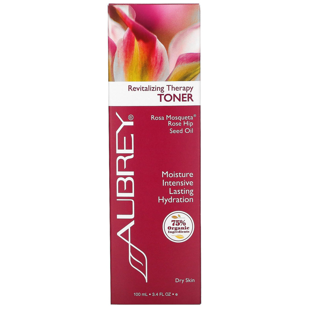 Aubrey s, Revitalizing Therapy Toner, Tør hud, 3,4 fl oz (100 ml)