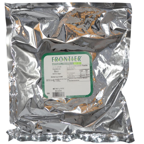 Frontier Natural Products, udskåret og sigtet burrerod, 16 oz (453 g)