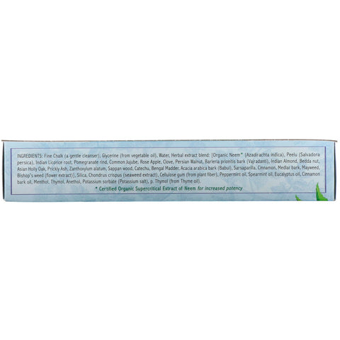 Auromere, Ayurvedic Herbal Toothpaste, Foam-Free,  Mint, 4.16 oz (117 g)