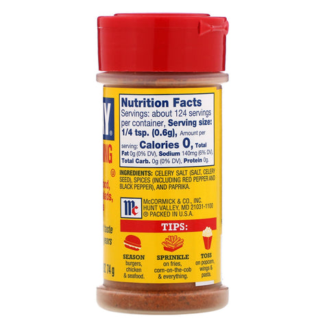 Old Bay, Condimento, 74 g (2,62 oz)