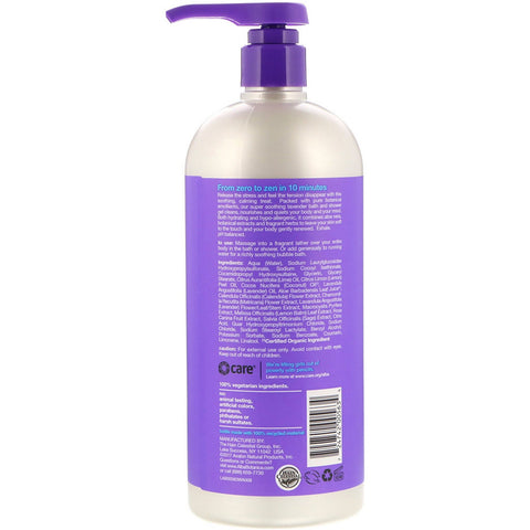Alba Botanica, Muy emoliente, gel de baño y ducha, lavanda francesa, 32 fl oz (946 ml)