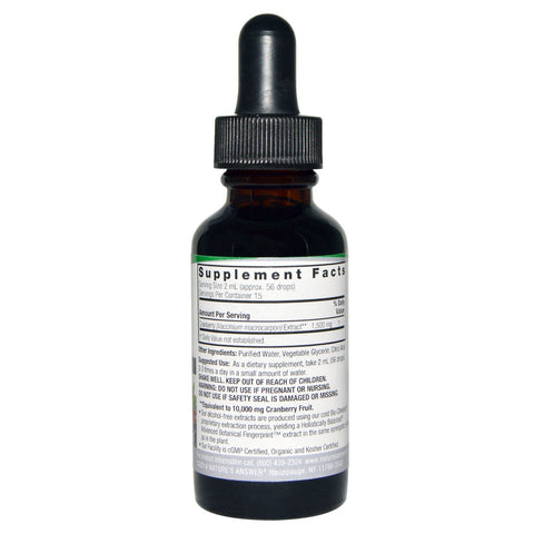 Nature's Answer, Arándano rojo, Sin alcohol, 10 000 mg, 1 fl oz (30 ml)