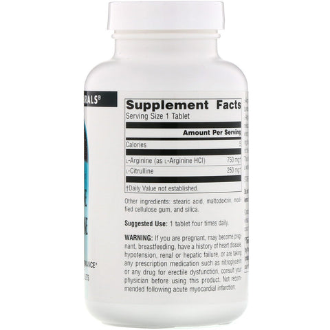 Source Naturals, L-Arginine L-Citrulline Complex, 1,000 mg, 120 Tablets