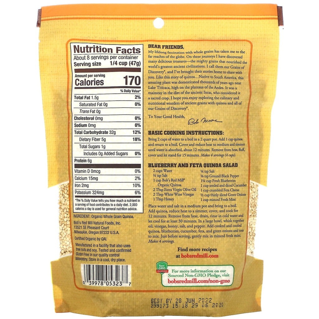 Bob's Red Mill, fuldkornsquinoa, 13 oz (369 g)