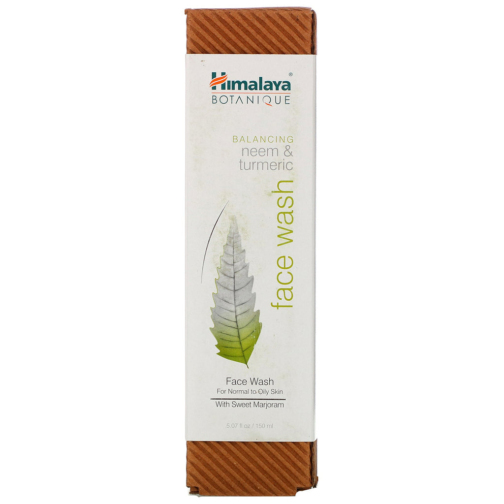 Himalaya, Botanique, Neem &amp; Gurkemeje Face Wash, 5,07 fl oz (150 ml)