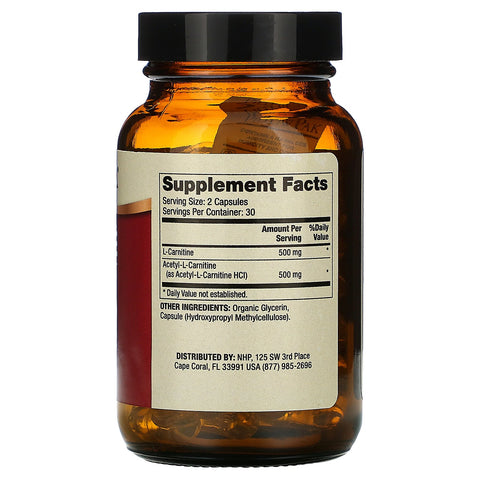 Dr. Mercola, Carnitine Complex, 1.000 mg, 60 kapsler