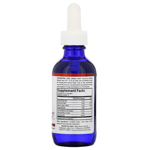 Olympian Labs, zink, 30 mg, 2 fl oz (59 ml)