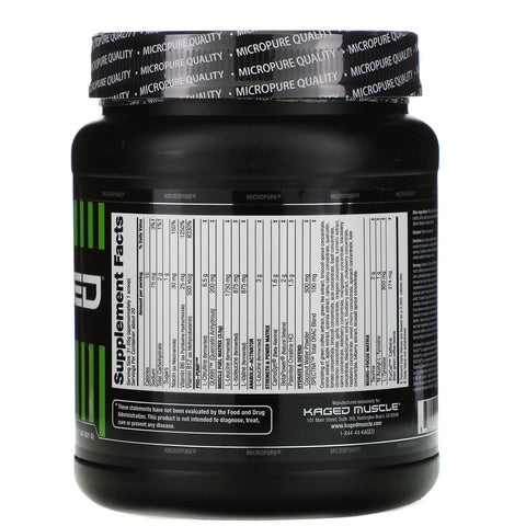 Kaged Muscle, PRE-KAGED, Pre-Workout Primer, Krisp Apple, 1,37 lbs (621 g)
