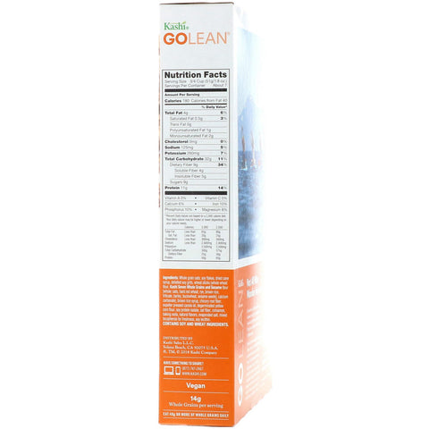 Kashi, GoLean Crisp, cereal en racimos multigrano, canela crujiente, 14 oz (397 g)