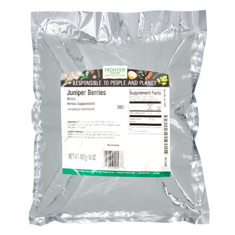 Frontier Natural Products, hele enebær, 16 oz (453 g)