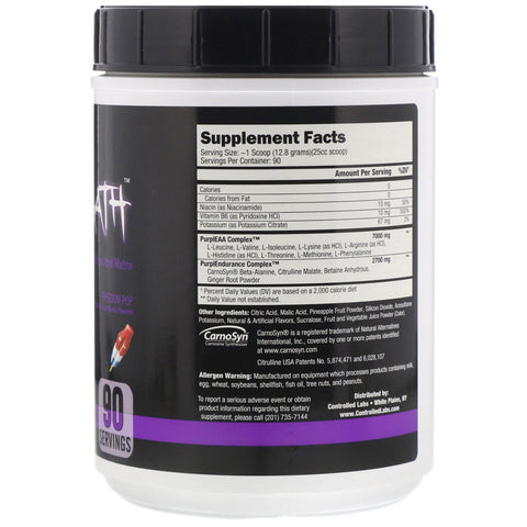 Controlled Labs, PURPLE WRAATH, Freedom Pop, 2,54 lbs (1152 g)