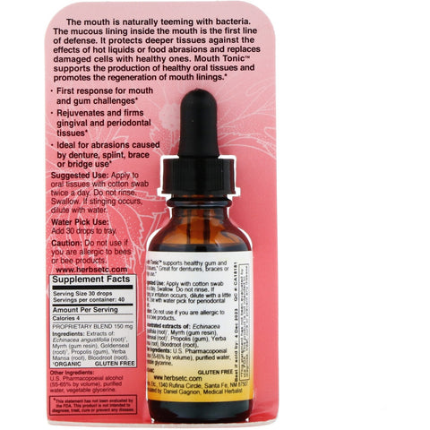 Urter osv., Mundtonic, 1 fl oz (30 ml)