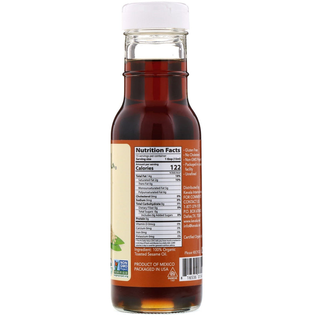Kevala, ristet sesamolie, 8 fl oz (236 ml)