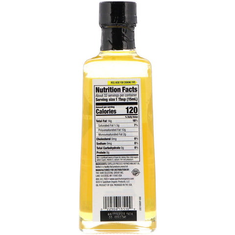 Spectrum Culinary, Aceite de nuez, prensado con expulsor, 16 fl oz (473 ml)