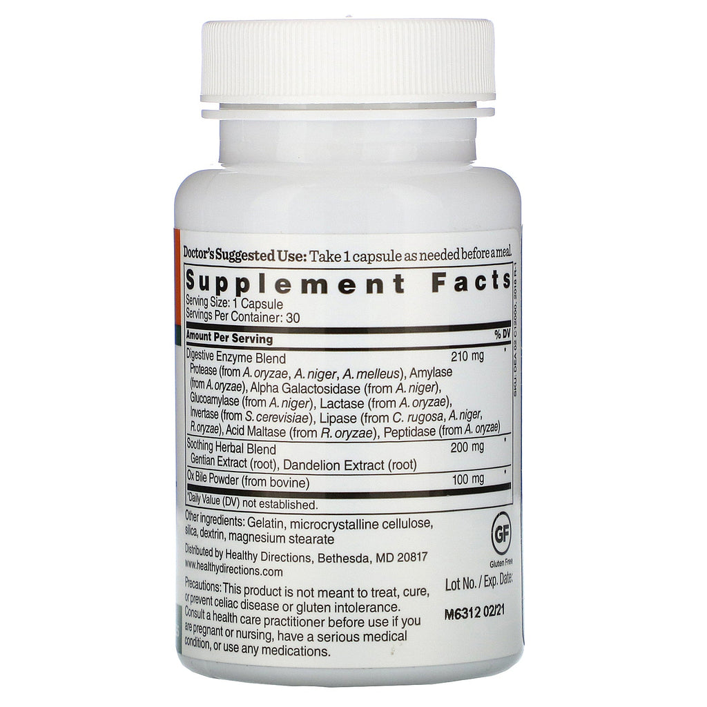 Dr. Williams, Digestive Enzyme Advantage, 30 kapsler