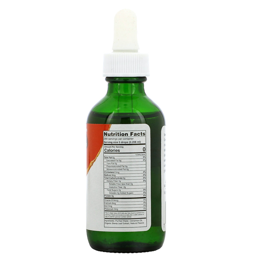 Wisdom Natural, SweetLeaf, Sweet Drops Stevia Sødemiddel, Kanel, 2 fl oz (60 ml)