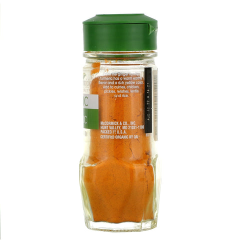 McCormick Gourmet, cúrcuma molida, 38 g (1,37 oz)
