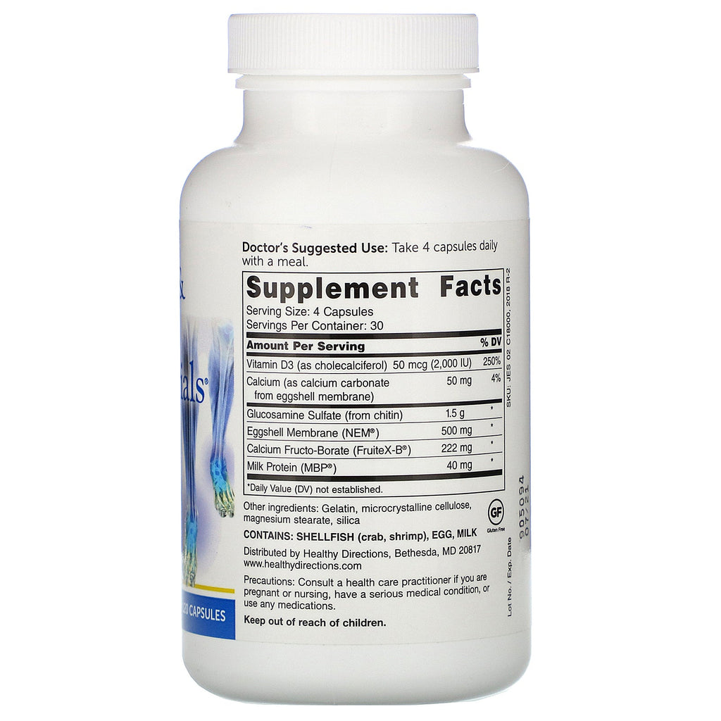 Dr. Whitaker, Joint &amp; Bone Essentials, 120 kapsler