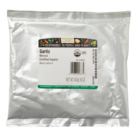 Frontier Natural Products, ajo picado, 16 oz (453 g)