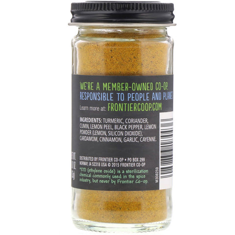Frontier Natural Products, condimento de curry indio, 53 g (1,87 oz)