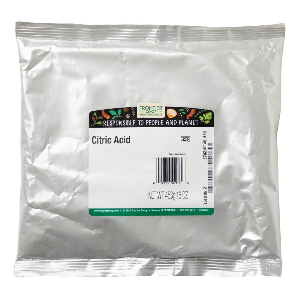 Frontier Natural Products, Citronsyre, 16 oz (453 g)