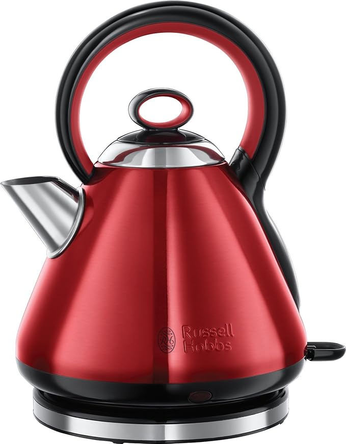 Russell Hobbs Kettle | Legacy | 360* | 1.7L | Quiet Boil | Red