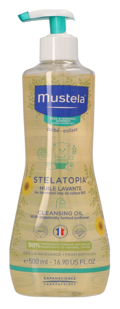 Mustela Bebe Stelatopia Cleansing Oil 500 ml
