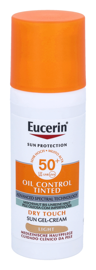 Eucerin Sun Oil Control Tinted Gel-Cream SPF50+ - Light 50 ml