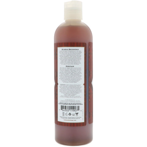 Nubian Heritage, Gel de baño, miel y semillas negras, 384 ml (13 oz. líq.)