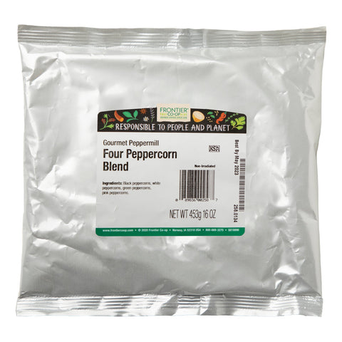 Frontier Natural Products, Mezcla de cuatro granos de pimienta, Molino de pimienta gourmet, 16 oz (453 g)