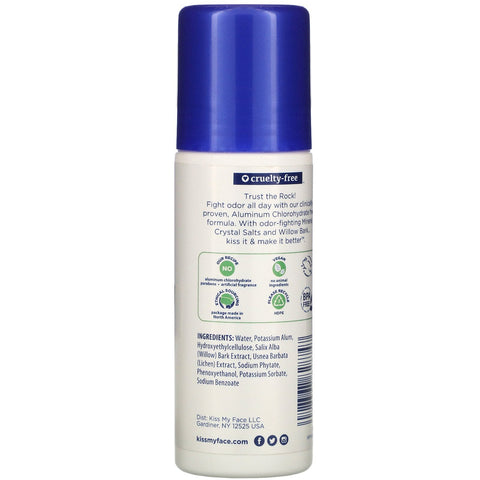 Kiss My Face, Liquid Rock Deodorant, Duftfri, 3 fl oz (88 ml)