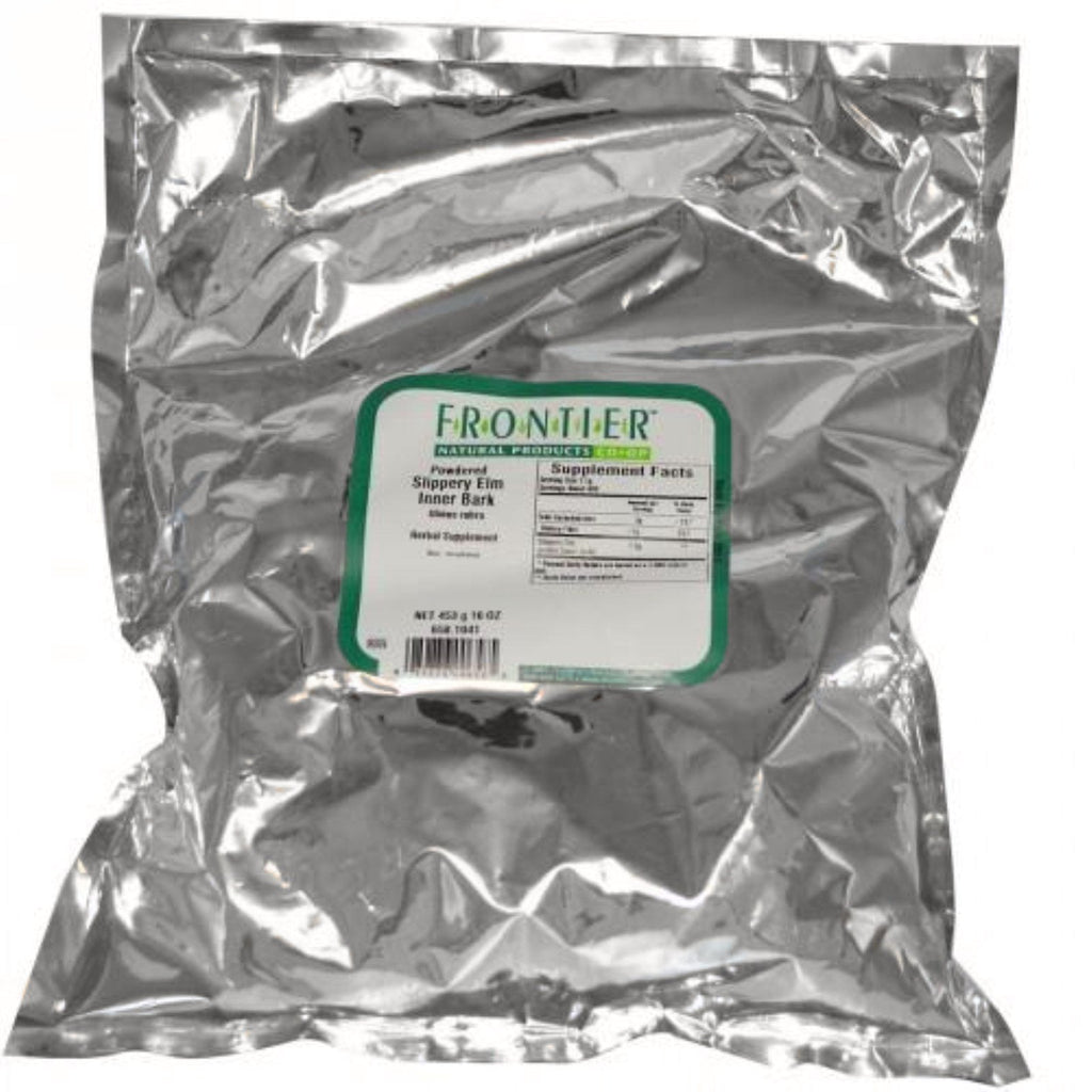 Frontier Natural Products, pulveriseret glat Elm Indre Bark, 16 oz (453 g)