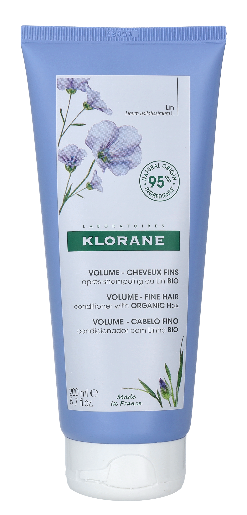 Klorane Volume Conditioner Med Økologisk Hør 200 ml