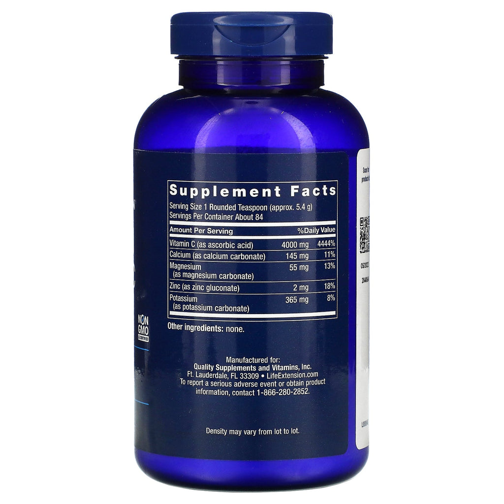 Life Extension, Bufret Vitamin C-pulver, 16 oz (454 g)